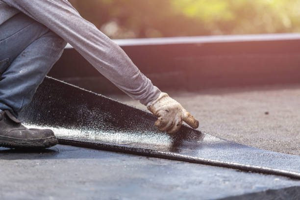 Professional Waterproofing technician working in North Adams, MI